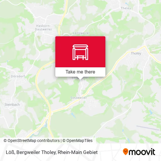Карта Löß, Bergweiler Tholey