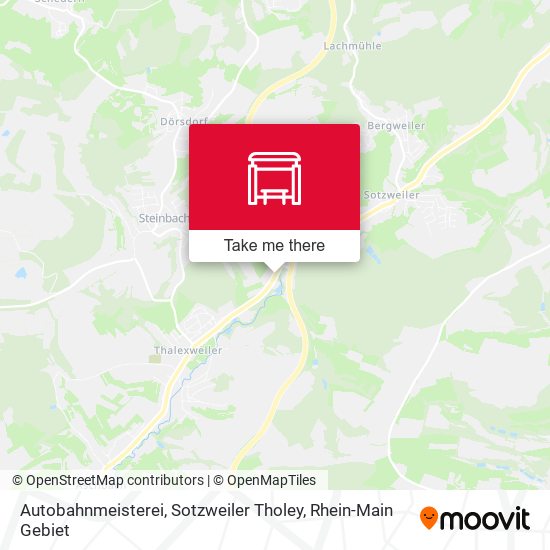 Карта Autobahnmeisterei, Sotzweiler Tholey