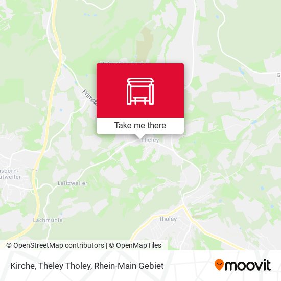 Kirche, Theley Tholey map