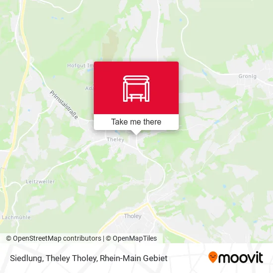 Карта Siedlung, Theley Tholey