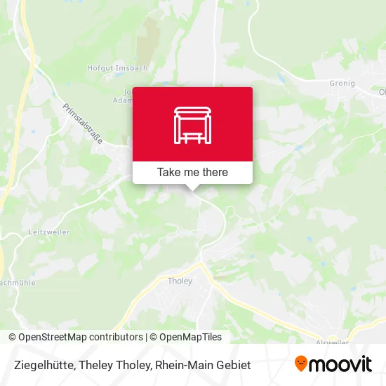 Карта Ziegelhütte, Theley Tholey