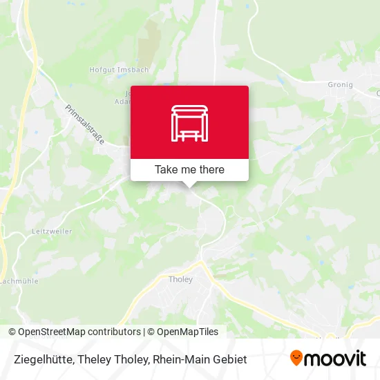 Карта Ziegelhütte, Theley Tholey