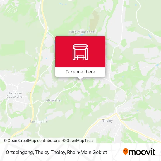 Карта Ortseingang, Theley Tholey