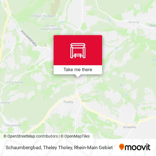 Карта Schaumbergbad, Theley Tholey