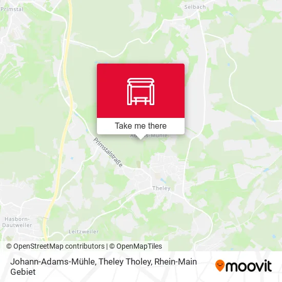 Карта Johann-Adams-Mühle, Theley Tholey