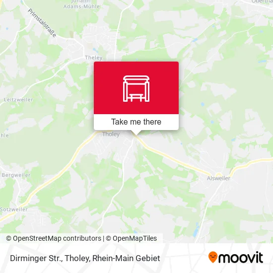 Карта Dirminger Str., Tholey