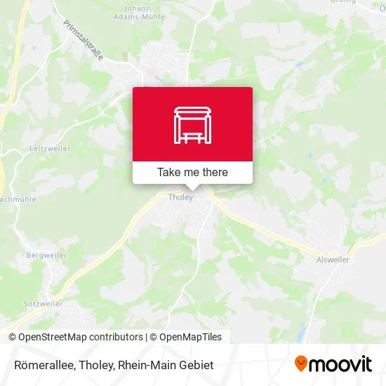 Карта Römerallee, Tholey