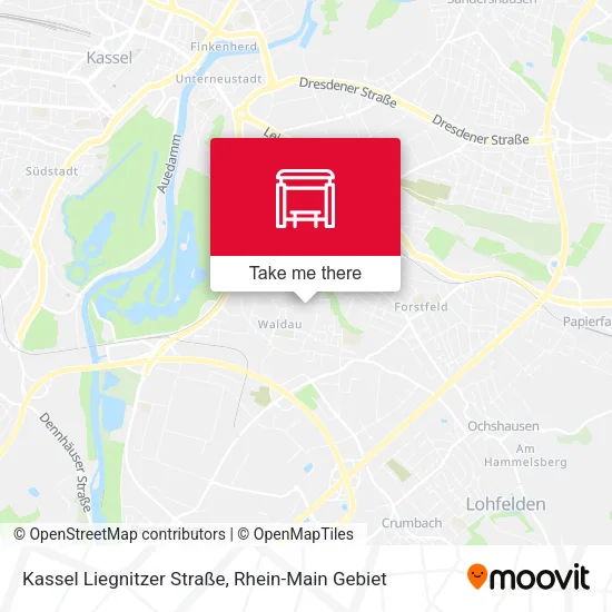 Карта Kassel Liegnitzer Straße