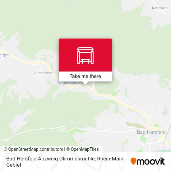 Карта Bad Hersfeld Abzweig Glimmesmühle