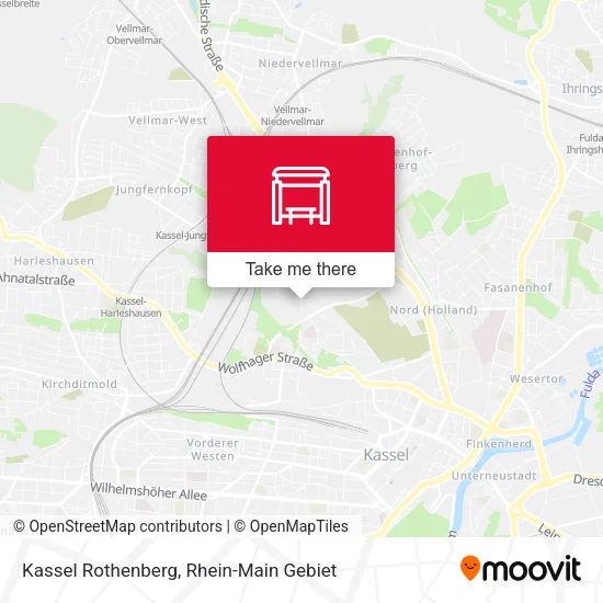 Карта Kassel Rothenberg