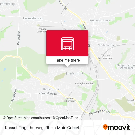 Карта Kassel Fingerhutweg