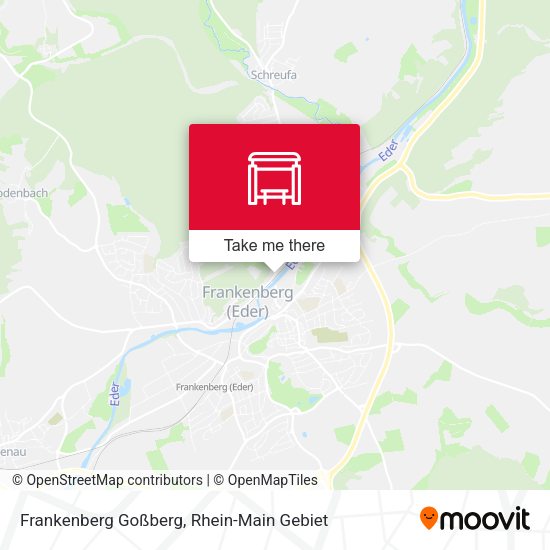 Карта Frankenberg Goßberg