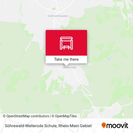 Карта Söhrewald-Wellerode Schule