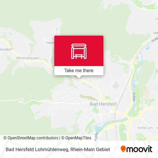 Карта Bad Hersfeld Lohmühlenweg