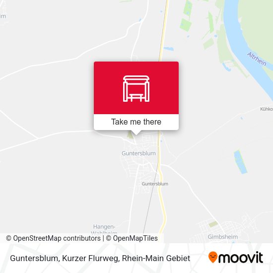 Карта Guntersblum, Kurzer Flurweg
