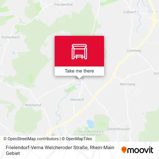 Карта Frielendorf-Verna Welcheroder Straße