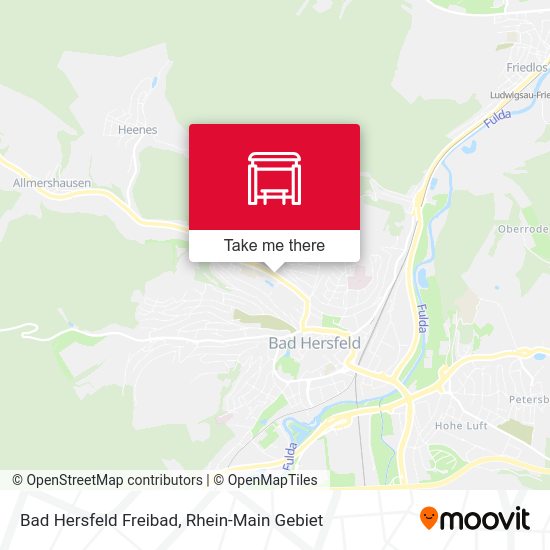 Карта Bad Hersfeld Freibad