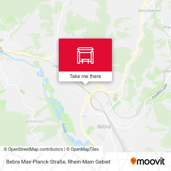 Bebra Max-Planck-Straße map