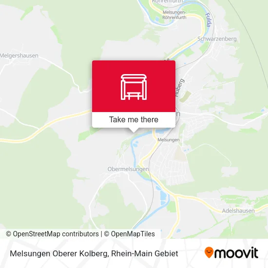 Карта Melsungen Oberer Kolberg