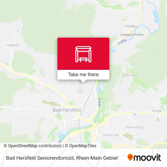 Карта Bad Hersfeld Seniorendomizil