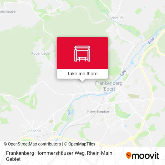 Карта Frankenberg Hommershäuser Weg