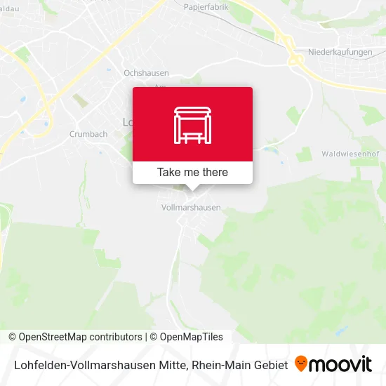 Карта Lohfelden-Vollmarshausen Mitte
