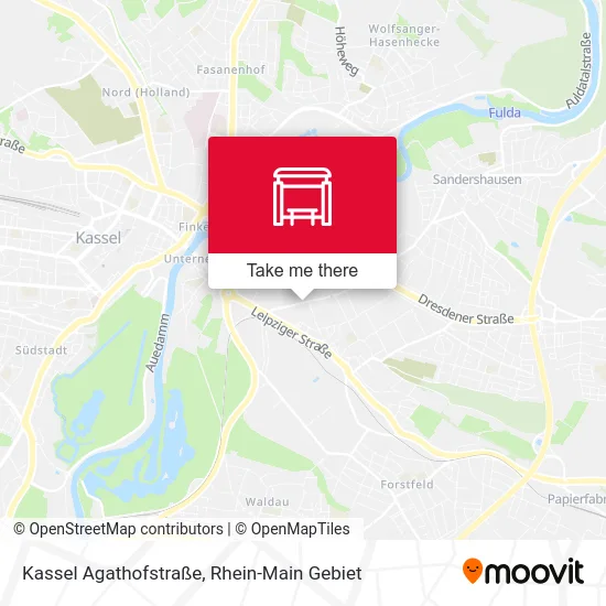Карта Kassel Agathofstraße