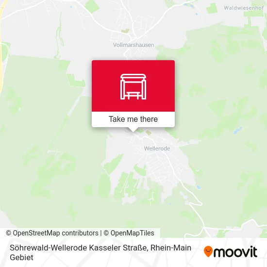 Карта Söhrewald-Wellerode Kasseler Straße