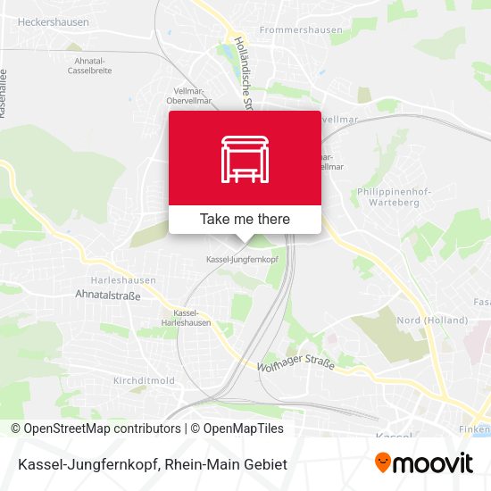 Карта Kassel-Jungfernkopf