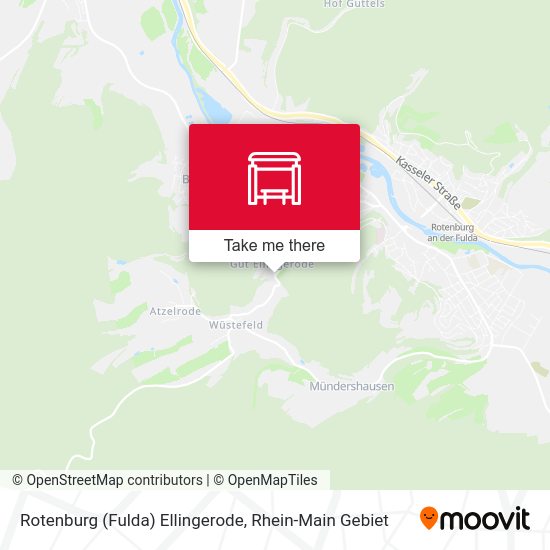 Карта Rotenburg (Fulda) Ellingerode