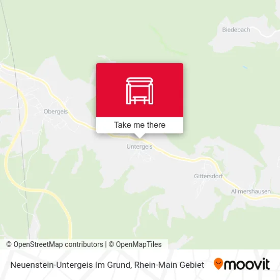 Карта Neuenstein-Untergeis Im Grund