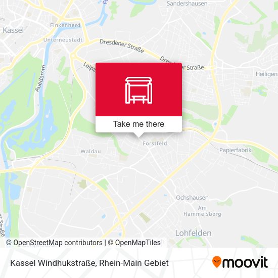 Карта Kassel Windhukstraße