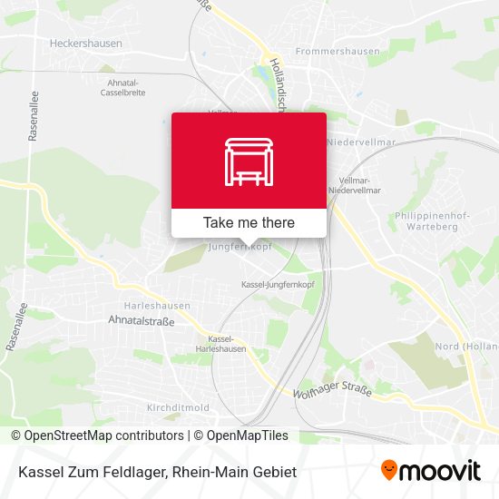 Карта Kassel Zum Feldlager
