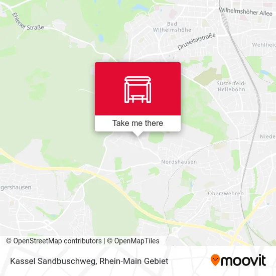 Карта Kassel Sandbuschweg