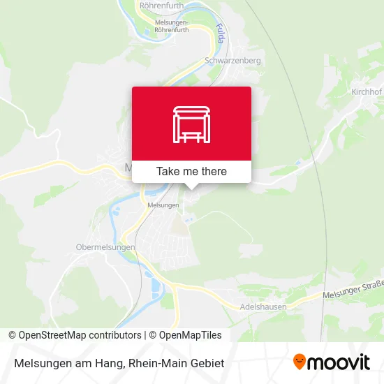 Карта Melsungen am Hang