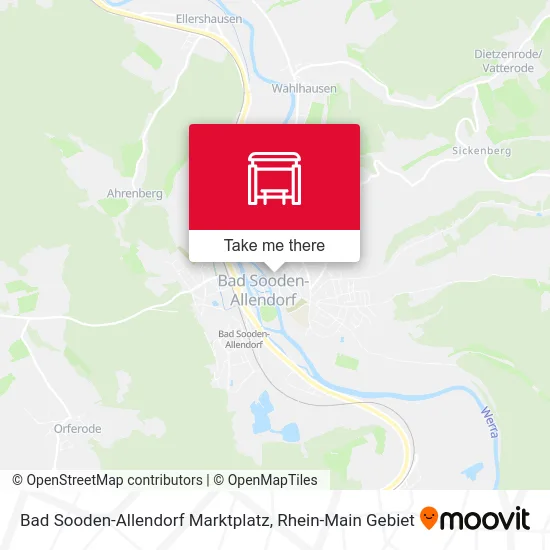 Карта Bad Sooden-Allendorf Marktplatz