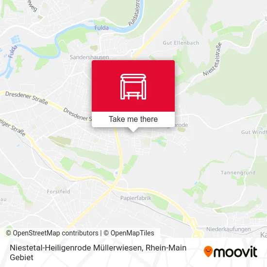 Карта Niestetal-Heiligenrode Müllerwiesen