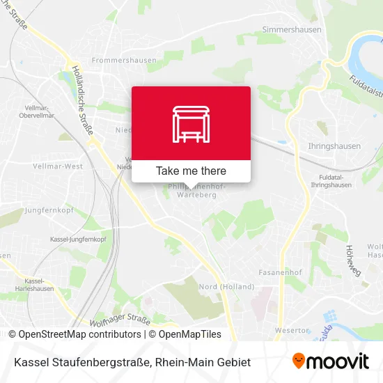 Карта Kassel Staufenbergstraße