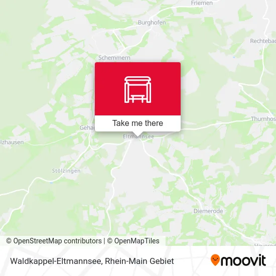 Карта Waldkappel-Eltmannsee