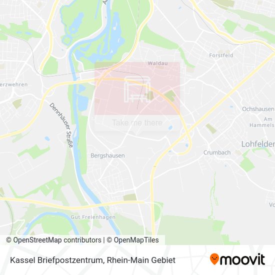 Карта Kassel Briefpostzentrum