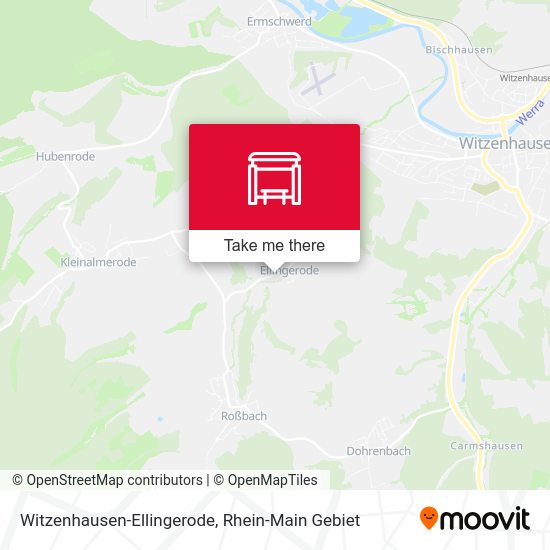 Карта Witzenhausen-Ellingerode