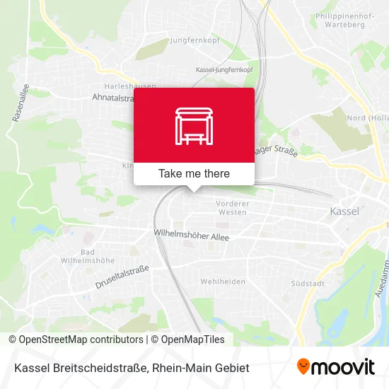 Карта Kassel Breitscheidstraße