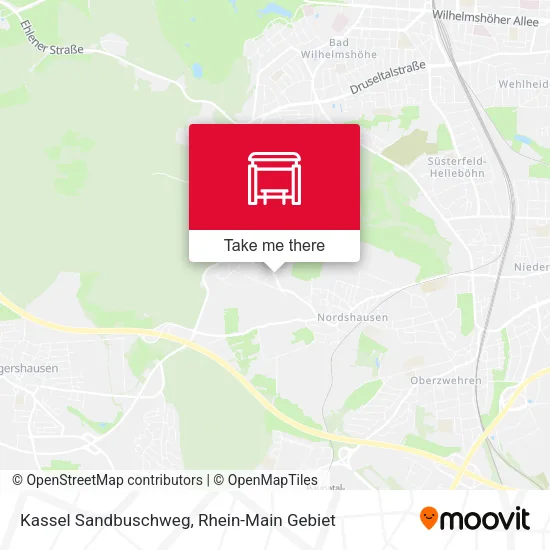 Карта Kassel Sandbuschweg
