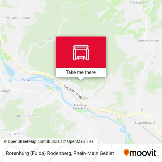 Rotenburg (Fulda) Rodenberg map