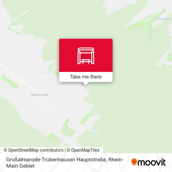 Карта Großalmerode-Trubenhausen Hauptstraße