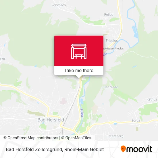 Карта Bad Hersfeld Zellersgrund