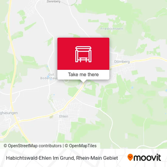 Карта Habichtswald-Ehlen Im Grund