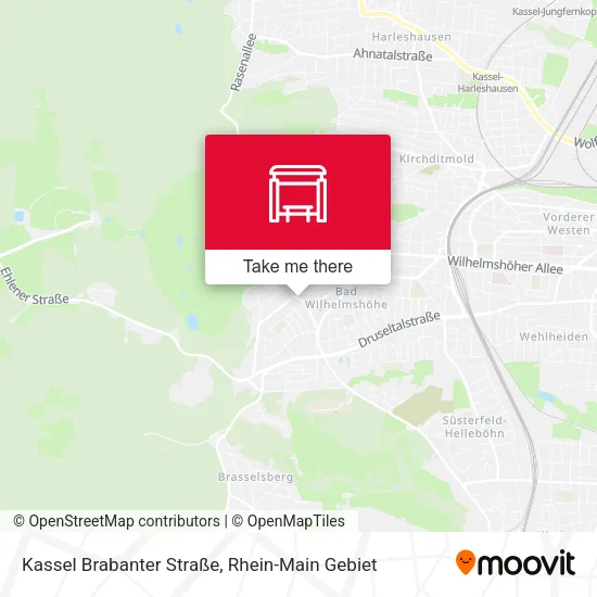 Карта Kassel Brabanter Straße