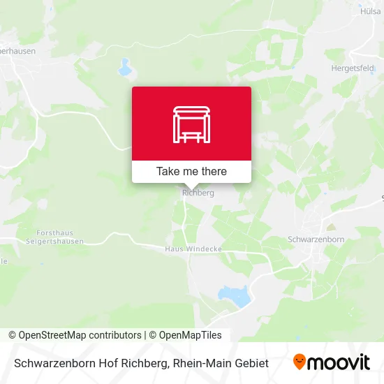 Карта Schwarzenborn Hof Richberg