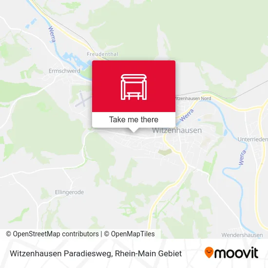 Карта Witzenhausen Paradiesweg